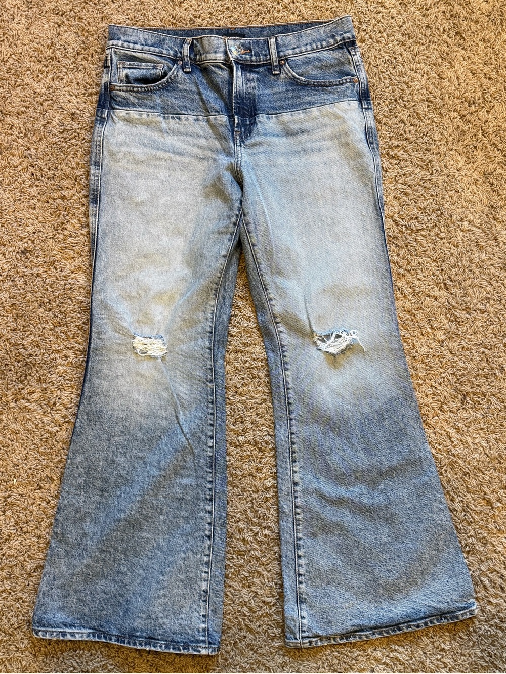 Express 70s flare jeans
